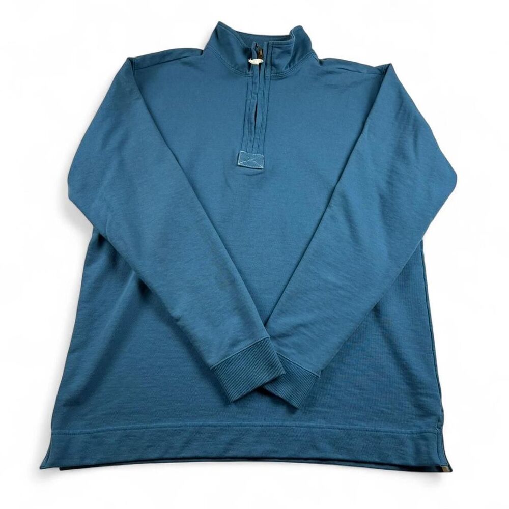 Gear Blue Quarter Zip Sweatshirt Men’s Size M Pullover Golf Athleisure